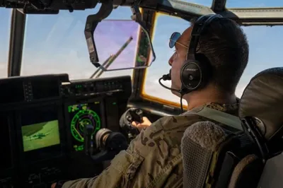 @Open Source Intel: U.S. Central Command (CENTCOM):

"A U.S. Air Force HC-130J Combat King II provides fuel for several A-10C attack aircraft. Aerial refueling allows aircraft to operate for extended periods of time."