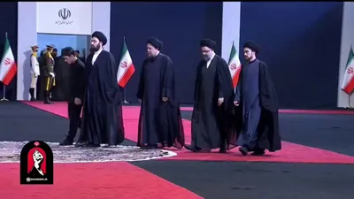 @Open Source Intel: Iran reportedly gave every delegation at Khamenei's funeral a Quranic verse aimed straight at them.

Saudi Arabia: two armies in battle, one believing, one not. 

Türkiye: fighters above those who "si