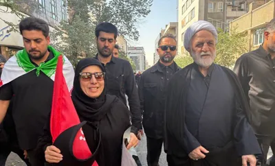 @Open Source Intel: The Islamic Republic’s Chief Justice, Gholam Hossein Mohseni-Ejei, was spotted at Khamenei’s funeral. He was the official who ordered the massacre of 40,000 Iranians earlier this year.