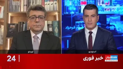 @ايران اينترنشنال: Jamshid Barzgar, a political analyst and journalist, referring to the publication of images showing a verbal attack by a group of attendees at the funeral ceremony of Khamenei's [supporters or process