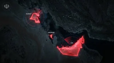 @Open Source Intel: Iranian media says a circulating image and statement claiming the IRGC warned residents of Kuwait, Bahrain, and the UAE to avoid U.S. bases and missile launch sites is unofficial and was not issued by