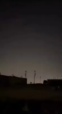 @Babak Taghvaee - The Crisis Watch: BREAKING: Terrifying footage from Manama, the capital of Bahrain, shows how U.S. Army Patriot PAC-3 air-defense batteries protecting the country failed to intercept and shoot down an incoming Iranian 