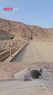 @Babak Taghvaee - The Crisis Watch: BREAKING: During last night's U.S. attacks, the entrance to the Shahid Mirzaei Tunnel (Glogah), one of the most important transportation routes in southern Iran, was blocked in both directions.

Two b