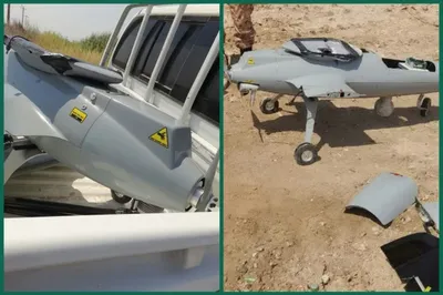@Babak Taghvaee - The Crisis Watch: BREAKING: The IRGC has released images of a Polish-built Tiguar M UAV allegedly operated by the U.S. Army and shot down over southern Iran by the IRGC Ground Forces' 48th Fath Brigade in Kohgiluyeh an