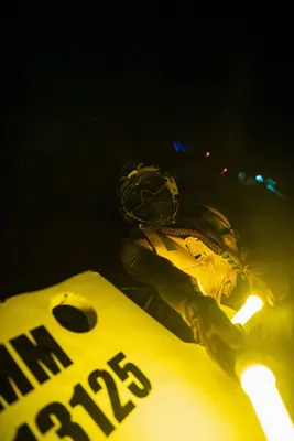 @U.S. Central Command: U.S. service members aboard amphibious assault ship USS Boxer (LHD 4) support flight operations day and night from the Arabian Sea as CENTCOM enforces the naval blockade against Iran. As of July 20, t