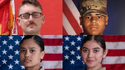@Open Source Intel: White House: 

Today, we honor four American heroes who made the ultimate sacrifice in service to our nation.

1st Lt. Tyler Feehan
Sgt. Michael Swinton
Sgt. Angel Rampersad
Pvt. Isabella Gonzales

Ma