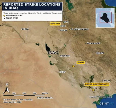 @Open Source Intel: So far, according to our reporting, the following Iran backed militias have been struck in joint U.S. and Saudi Arabian airstrikes across Iraq:

• Nineveh Governorate, Iraq
• Wasit Governorate, centra