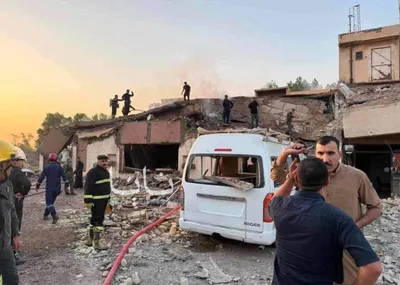 @✡︎𝐋𝐢𝐯𝐞𝐈𝐫𝐚𝐧𝐍𝐞𝐰𝐬🇮🇷🇮🇱: 🚨🇺🇸🇸🇦🦀🇮🇶
تصاویر جدید از بمباران مقر تیپ ۲۴ گروه تروریستی حشدالشعبی جمهوری اسلامی در دیالی منتشر شد

تصاویر تازه منتشرشده، لحظات پس از حمله هوایی به مقر تیپ ۲۴ گروه تروریستی حشدالشعبی جمهوری اس