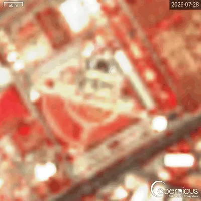 @Open Source Intel: Sentinel-2 satellite images taken today show the destruction of Iran's Ministry of Intelligence HQ in Ahvaz, following the latest wave of U.S. airstrikes.

Contributed by @MoloWarMonitor