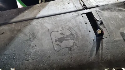 @Babak Taghvaee - The Crisis Watch: BREAKING: This is the burned wreckage of an MQ-9A Reaper armed drone of the U.S. military, which was shot down by the IRGC Aerospace Force over Khomein in central Iran. It bears the insignia of the Un