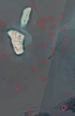 @Open Source Intel: Targeting U.S. warships and threatening to do it again is going to be very costly for the Islamic regime. 

Today’s Sentinel 2 satellite imagery shows 26 Iranian tankers gathered near Kharg Island, wi