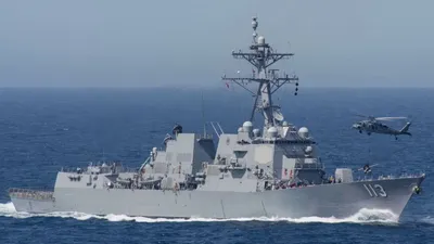U.S. Central Command (CENTCOM): "A look into the daily operations of U.S. Navy Sailors aboard USS John Finn (DDG 113) as the guided-missile destroyer supports military operations in the Arabian Sea."