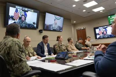 Commercial traffic through the Strait of Hormuz is rising, CENTCOM told international shipping partners in a virtual briefing. Adm. Brad Cooper credited industry and U.S. agencies for their support…